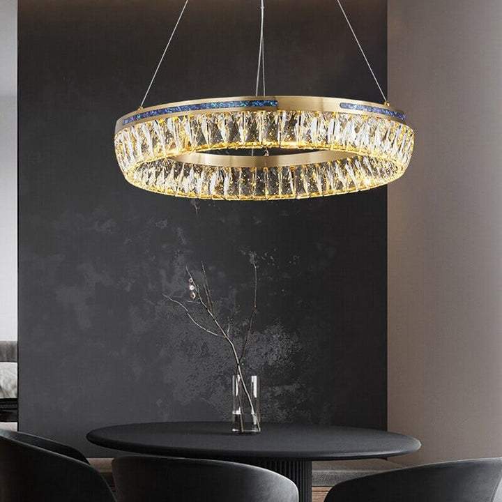 Daymion Stainless Steel K9 Crystal Chandelier