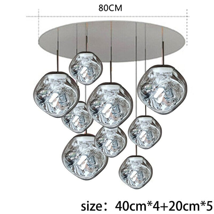 Maroochy Nordic Lava Bundle Chandelier