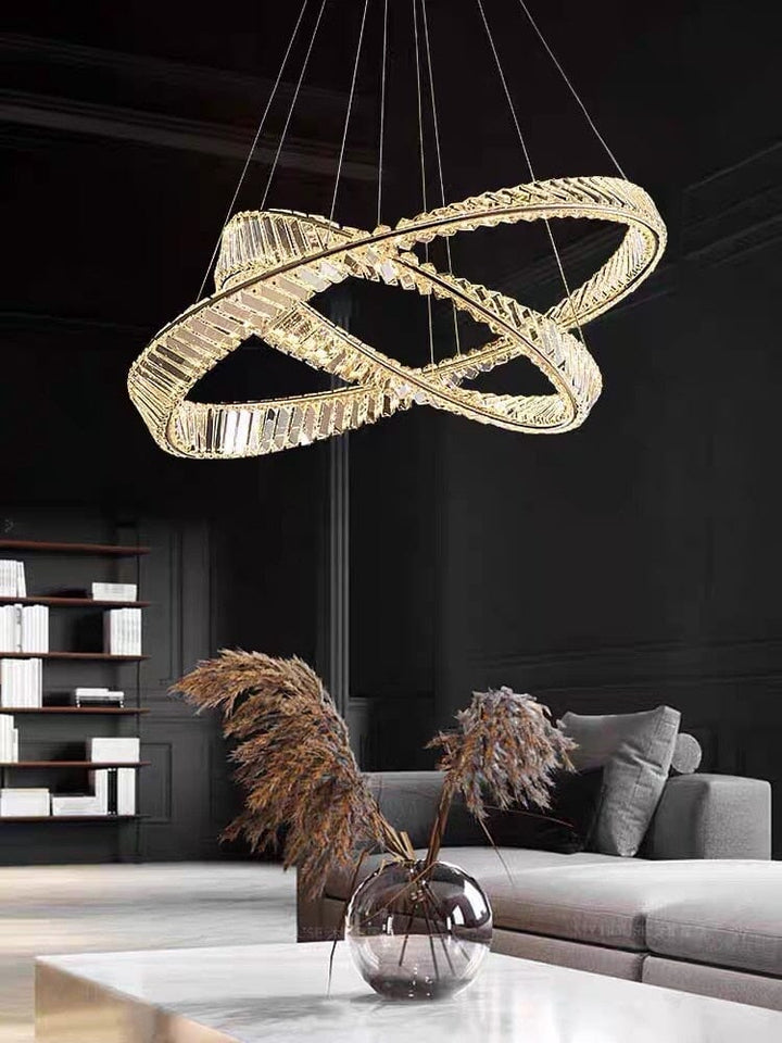 Florence Crystal Luxtre Ring Chandelier