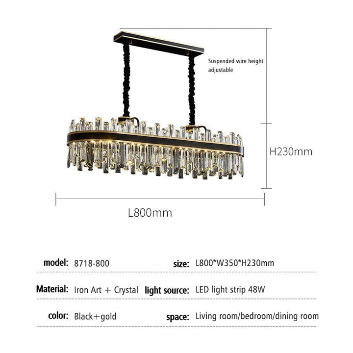 Emilia Crsytal Dimmable Chandelier Lights