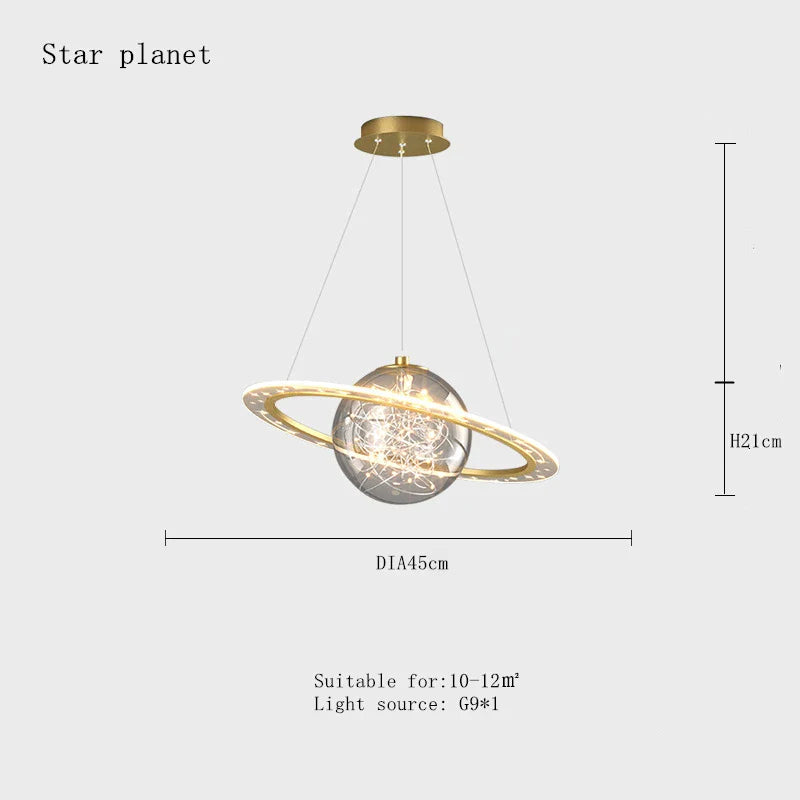 Logan Planet Acrylic Space Star Light