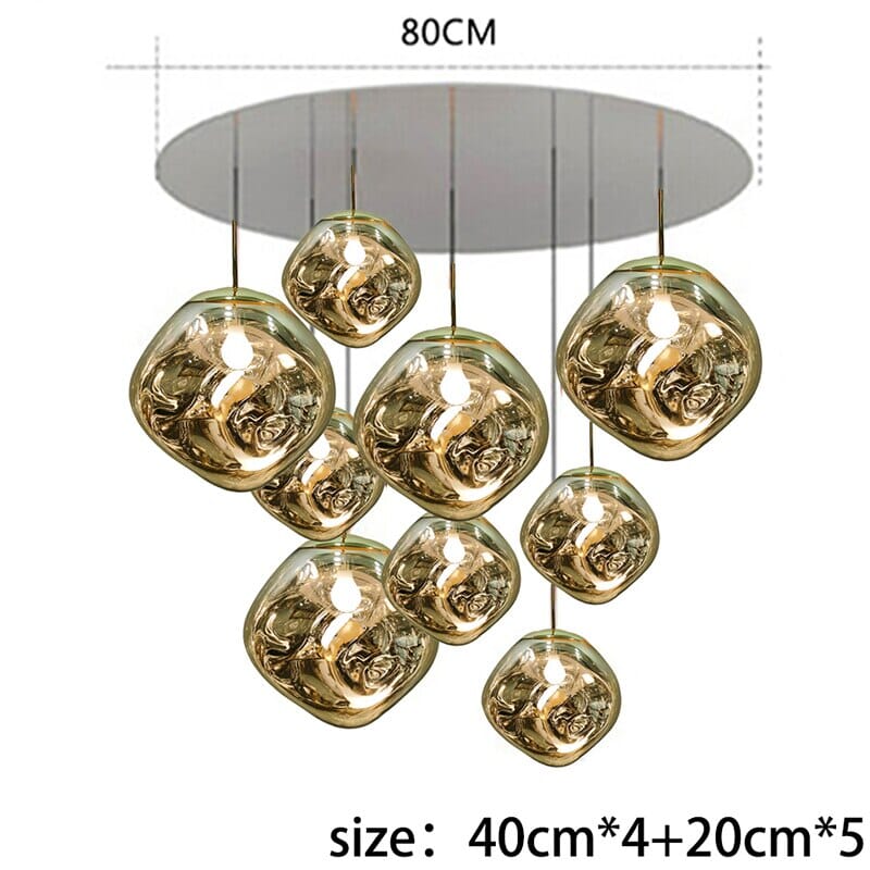 Maroochy Nordic Lava Bundle Chandelier