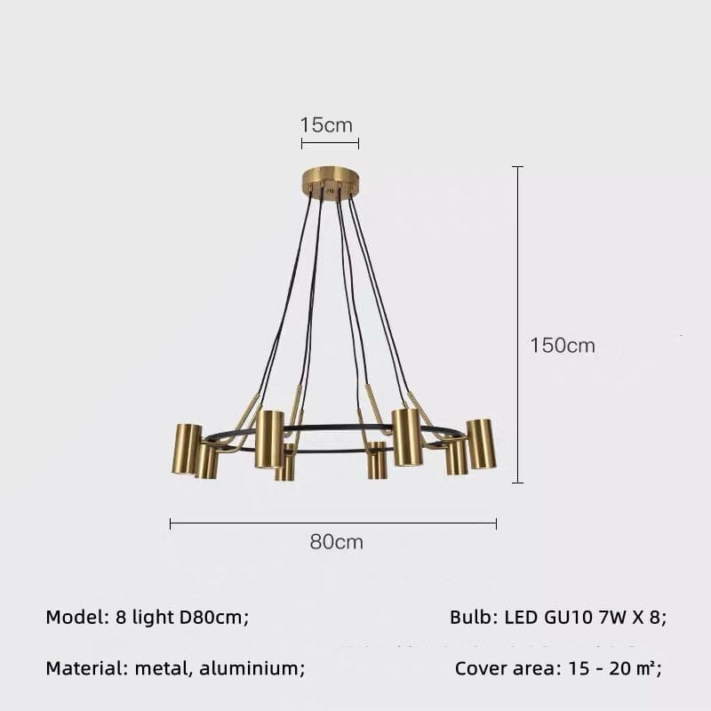 Monti Circle Pendant Chandelier