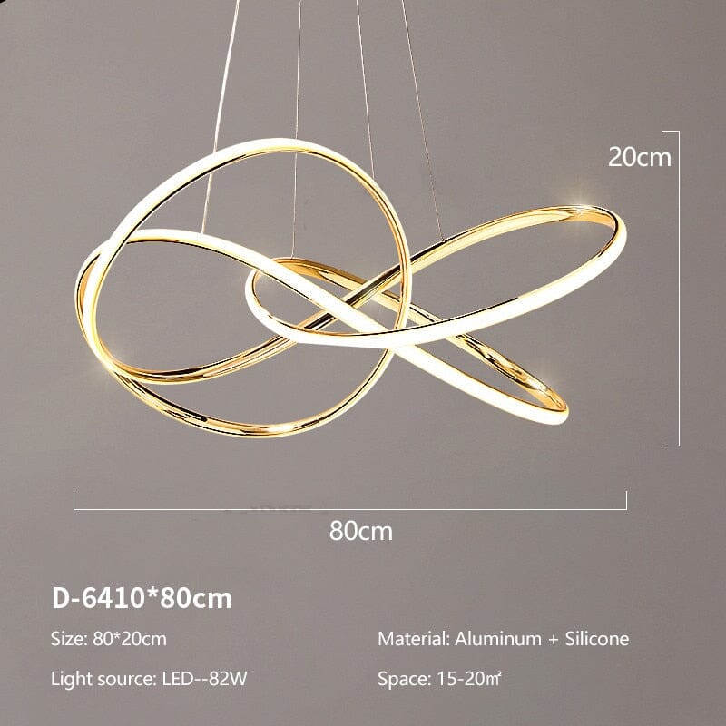 Cuma Walford Swirl Chandelier