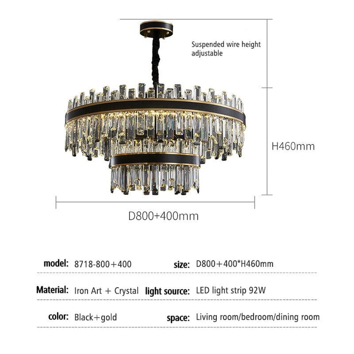 Emilia Crsytal Dimmable Chandelier Lights