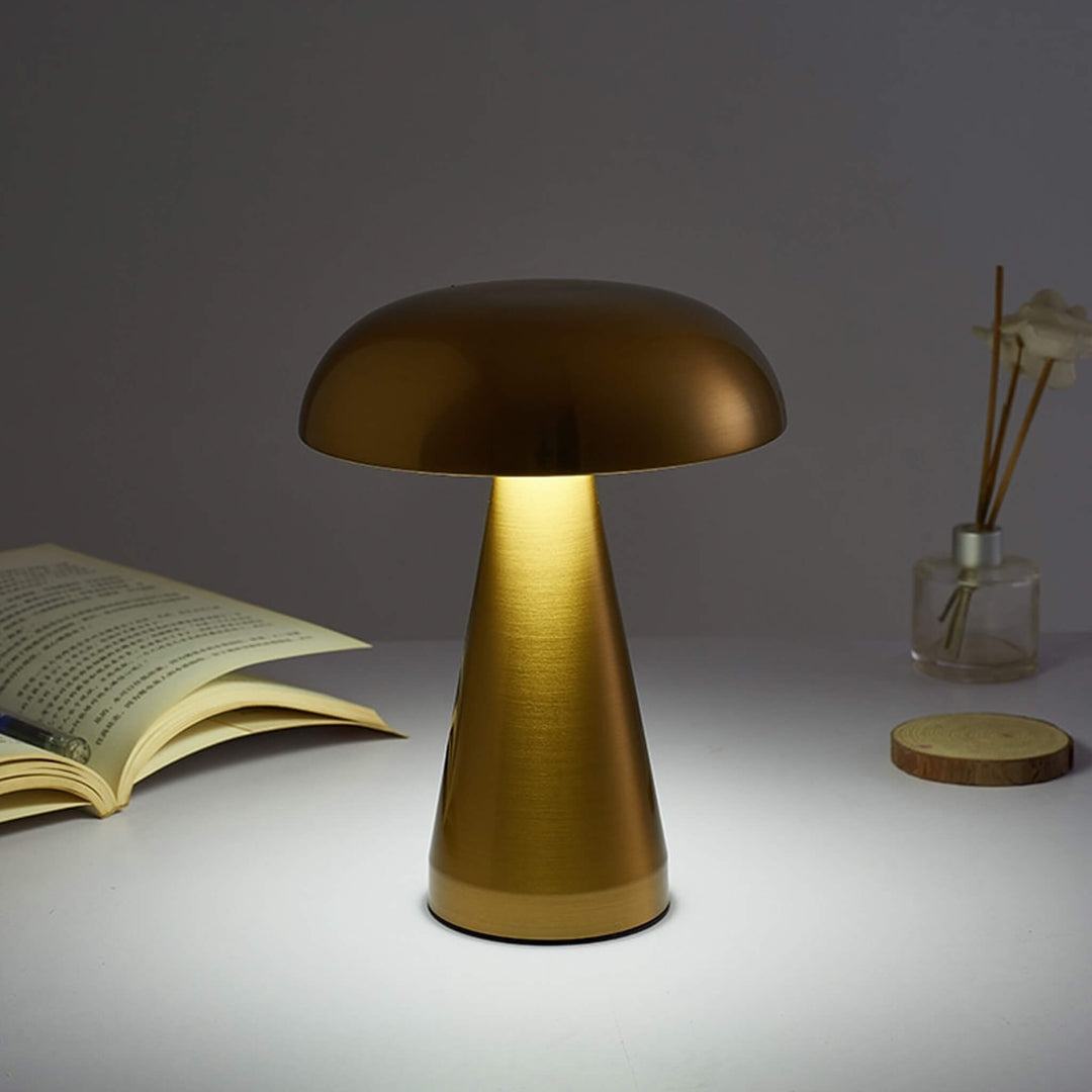 Flint Metal LED Mushroom Night Light 