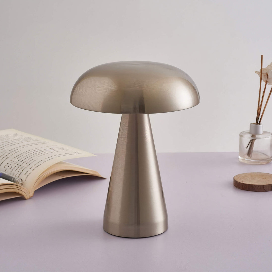 Flint Metal LED Mushroom Night Light 