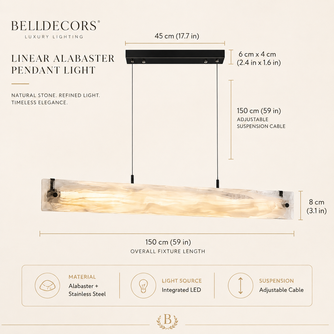Alabaster Pendant Light