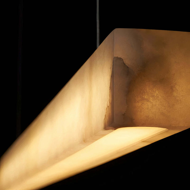 Modern LED Ceiling Light - A Contemporary Touch showcasing sleek alabaster marble design.