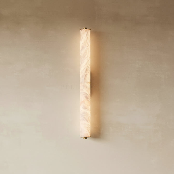 LED Lighting Wall Art - LED Light On Wall featuring a sleek marble design for elegant illumination.