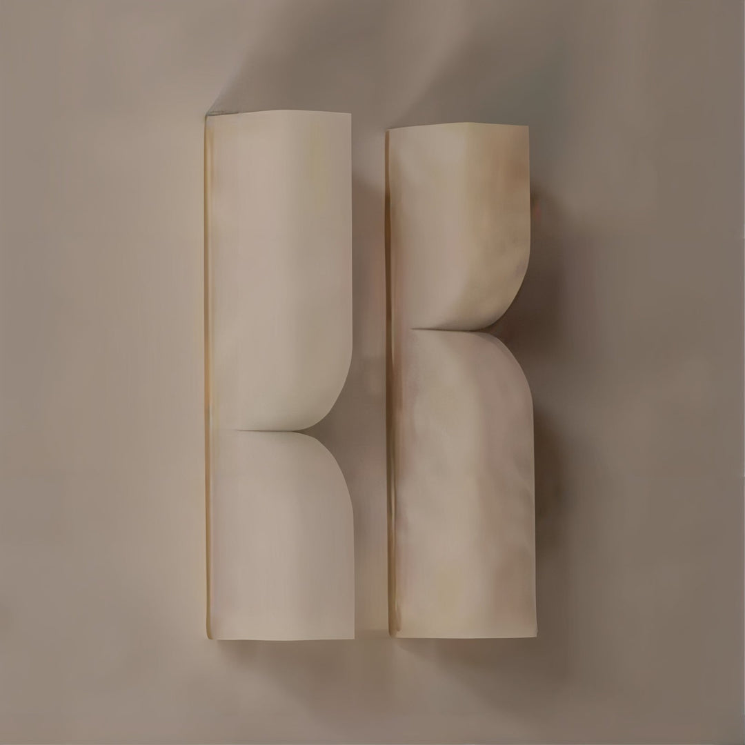 LED Lighting Wall Art - Modern & Luxury featuring a contemporary alabaster wall sconce.