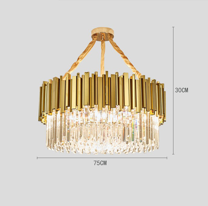 Eleanor Luxury Round Crystal Chandelier