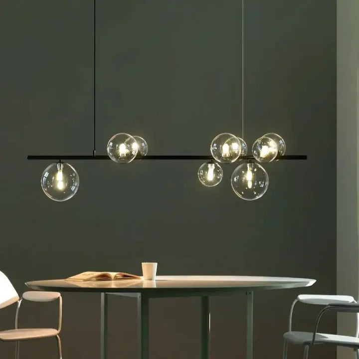 Louis Glass Ball Chandelier Light