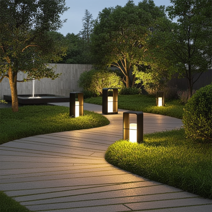 Black Garden Lights | Outdoor Pathway Lights — Organic Modern Garden