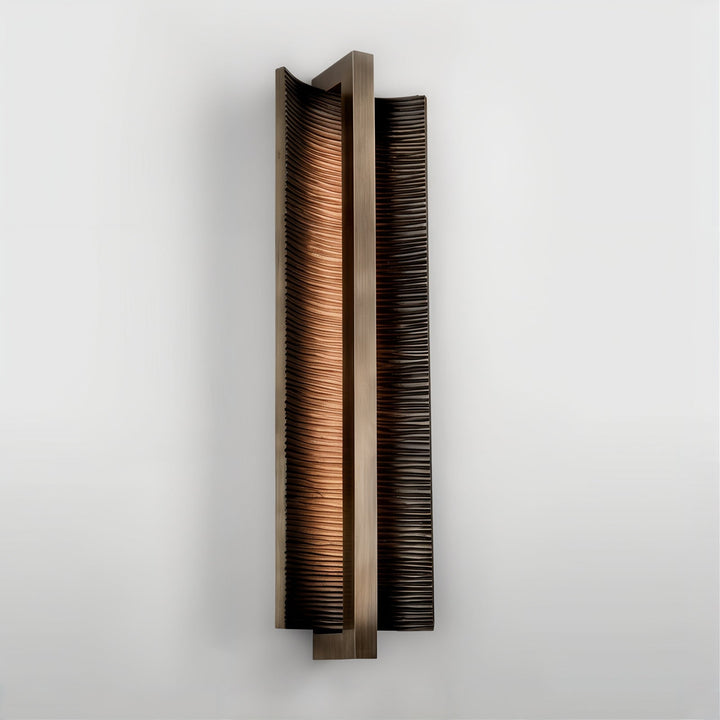 LED Light On Wall - LED Lighting Wall Art showcasing a sleek and contemporary wall sconce with warm illumination.