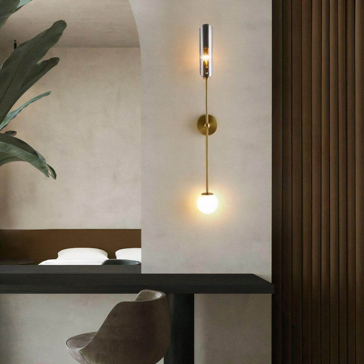 Wall Sconce Light Shades - Elegant & Charming in a modern interior setting featuring a gold tone and LED light.