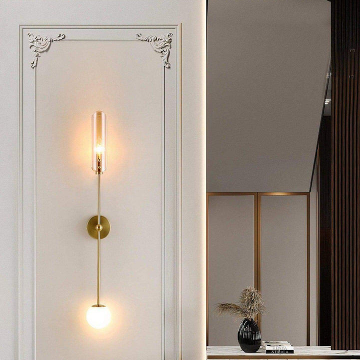 Wall Sconce Light Shades - Elegant & Charming with gold tone and modern design featuring LED lights.
