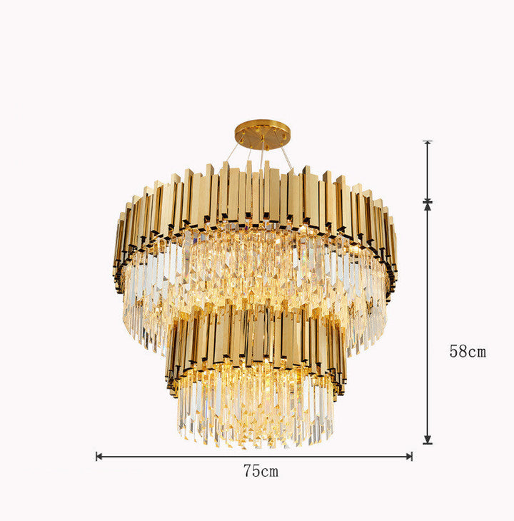 Eleanor Luxury Round Crystal Chandelier