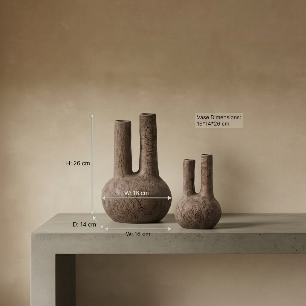 Ceramic Vase | Decorative Vase Set — Organic Modern Living Room