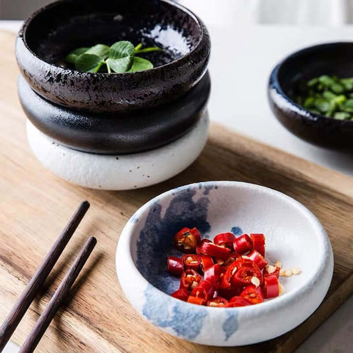Ceramic Dipping Bowls | Japanese Sauce Dish Set — Wabi-Sabi Kitchen