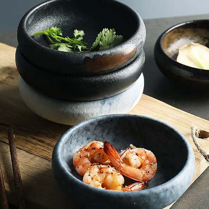 Adalet Round Sauce Ceramic Small Seasoning Dish Bowl