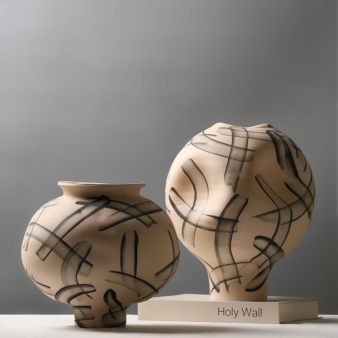 Ceramic Vases - Decorative Vases featuring modern design and artistic patterns, perfect for home decor.