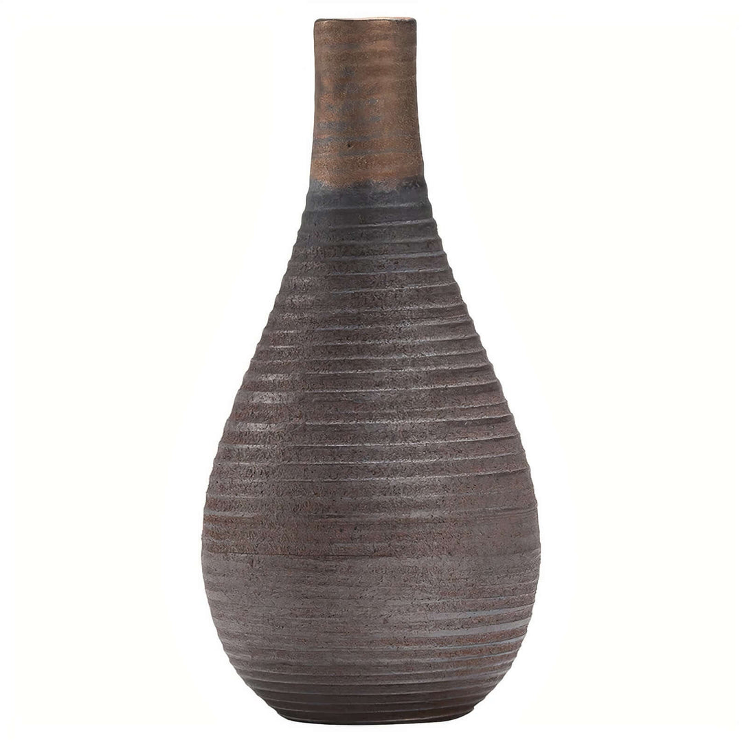 Ceramic Vase Set | Stoneware Bud Vases — Wabi-Sabi Living Room Decor