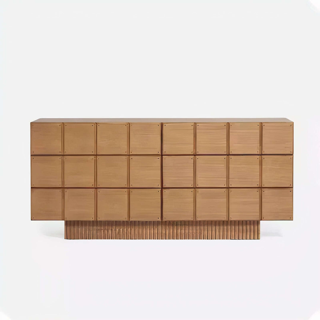 Entryway Cabinet - Elegant & Functional with sleek design and warm ash wood finish, perfect for luxury interiors.