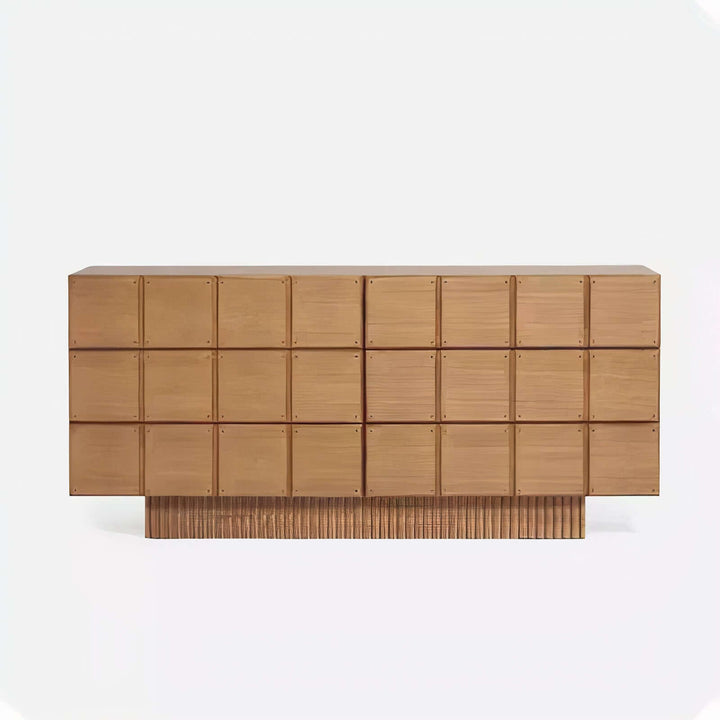Entryway Cabinet - Elegant & Functional with sleek design and warm ash wood finish, perfect for luxury interiors.