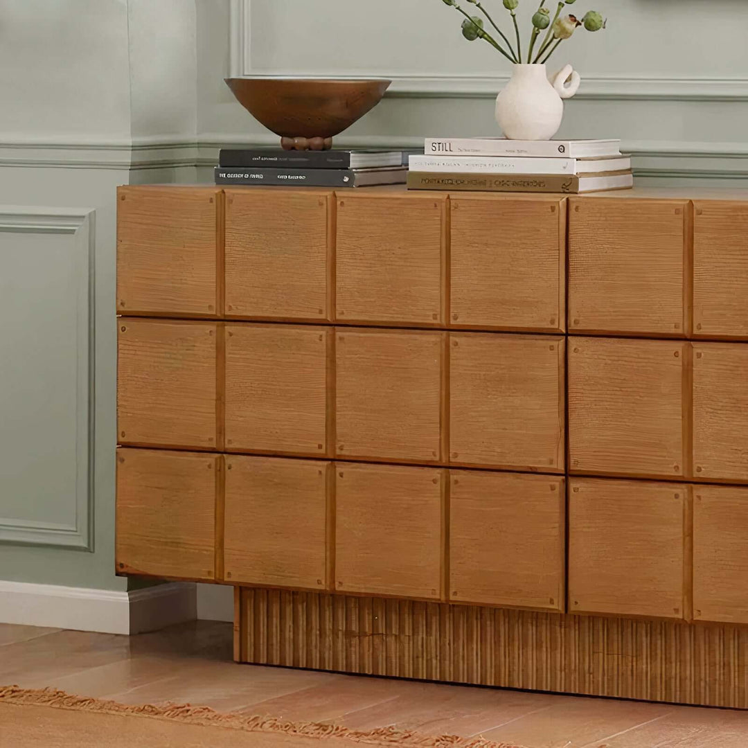 Entryway Cabinet - Elegant & Functional, showcasing premium ash wood with a minimalist design and spacious storage.