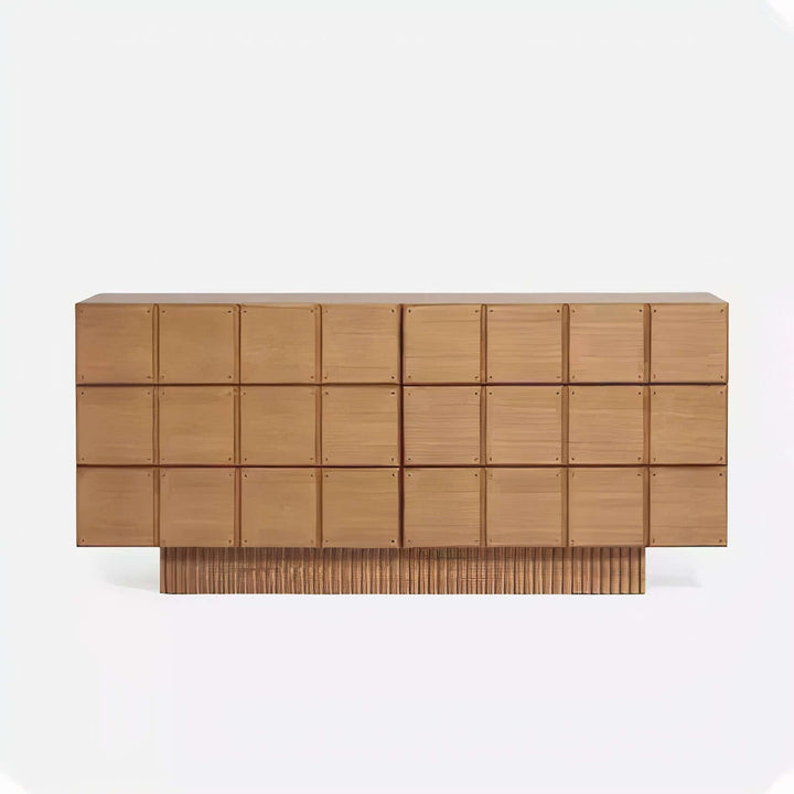 Entryway Cabinet - Elegant & Functional, ash wood cabinet with minimalist lines and spacious storage, perfect for luxury interiors.