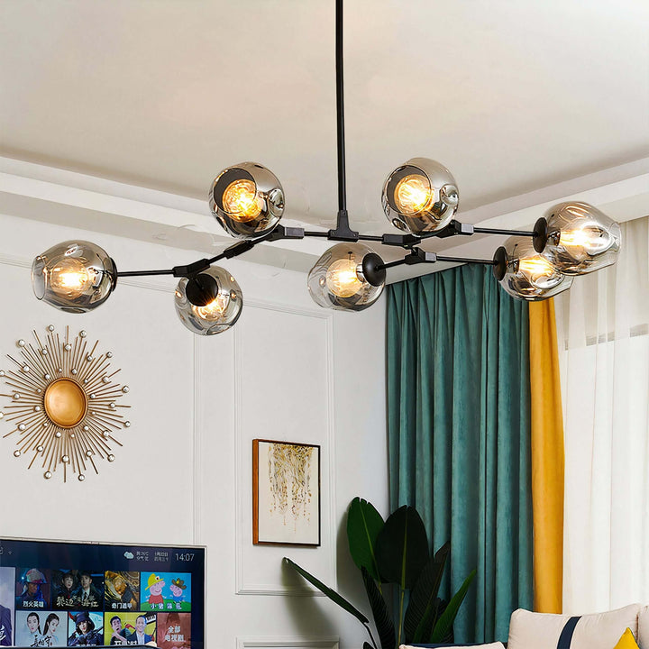Bubble Chandelier - Foyer Chandelier featuring translucent bulbs and a modern design, perfect for elegant home decor.