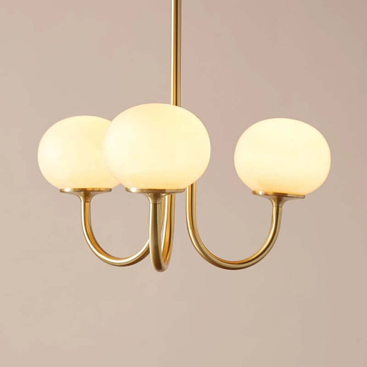 Glass Globe Chandelier