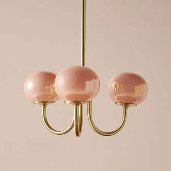 Glass Globe Chandelier
