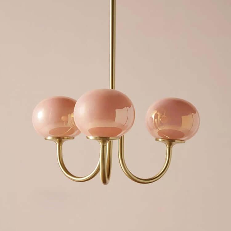 Glass Globe Chandelier