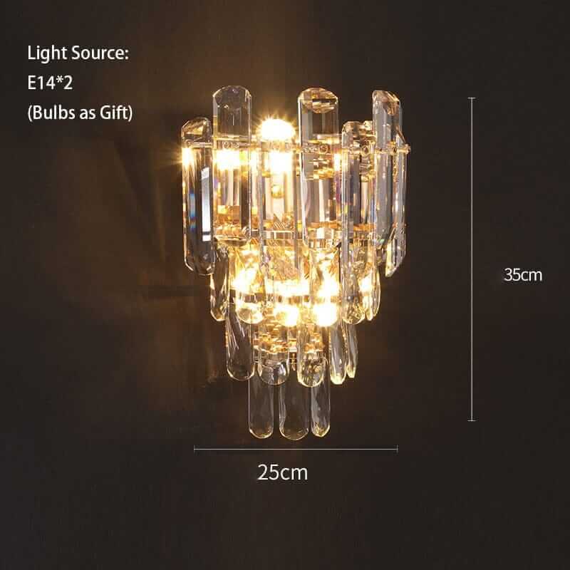 Foyer chandelier in gold-plated brass with LED bulbs, elegant design, dimensions 25cm x 35cm, perfect for home decor.