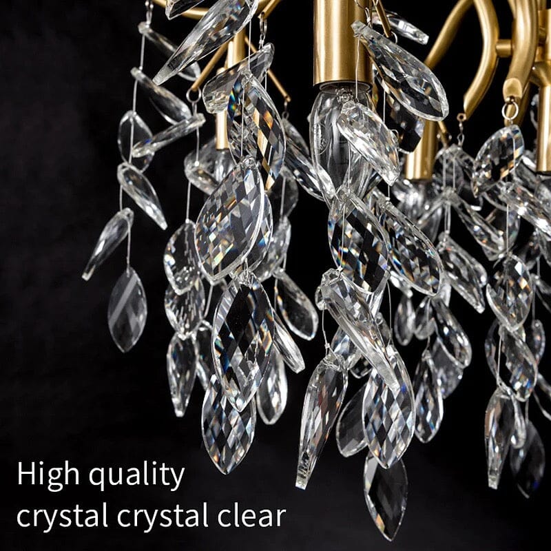 Tau LED Chain Pendant Crystal Chandelier