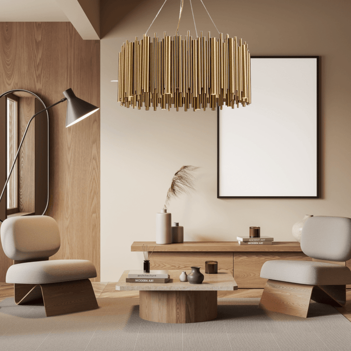 Elena Golden Nest Chandelier