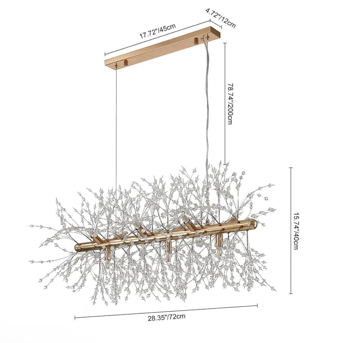 Anika Crystal Dandelion Chandelier