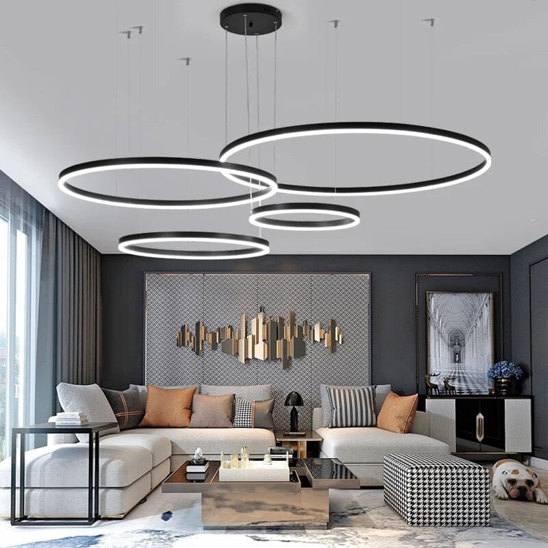 Gabriella Circular Luna Chandelier