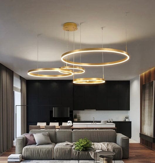 Gabriella Circular Luna Chandelier