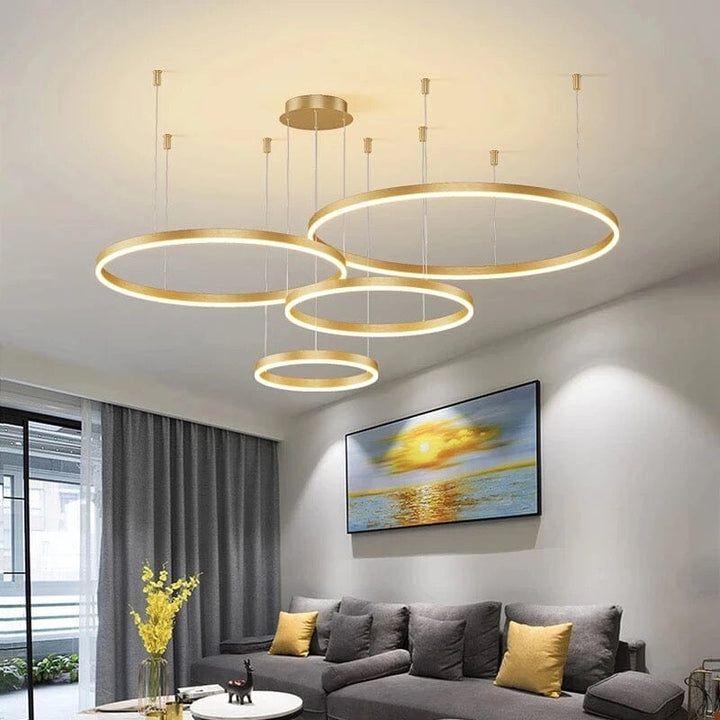 Gabriella Circular Luna Chandelier