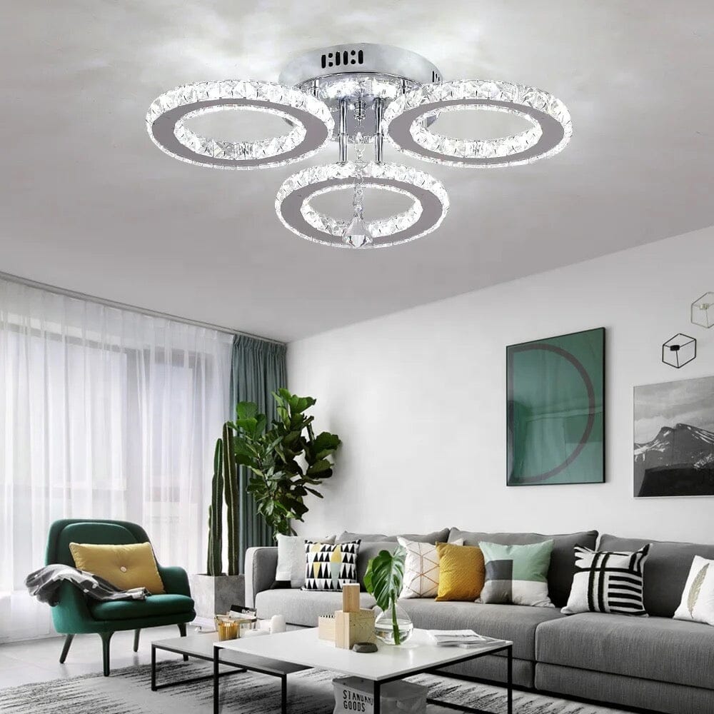 Delilah Ceiling Crystal Ring Chandelier