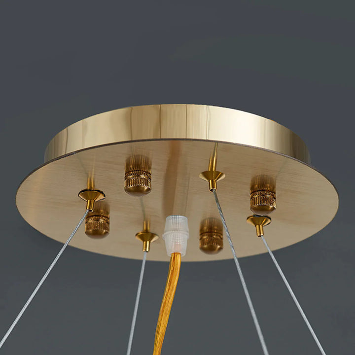 Elena Golden Nest Chandelier