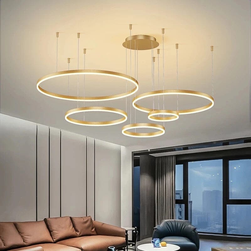 Gabriella Circular Luna Chandelier