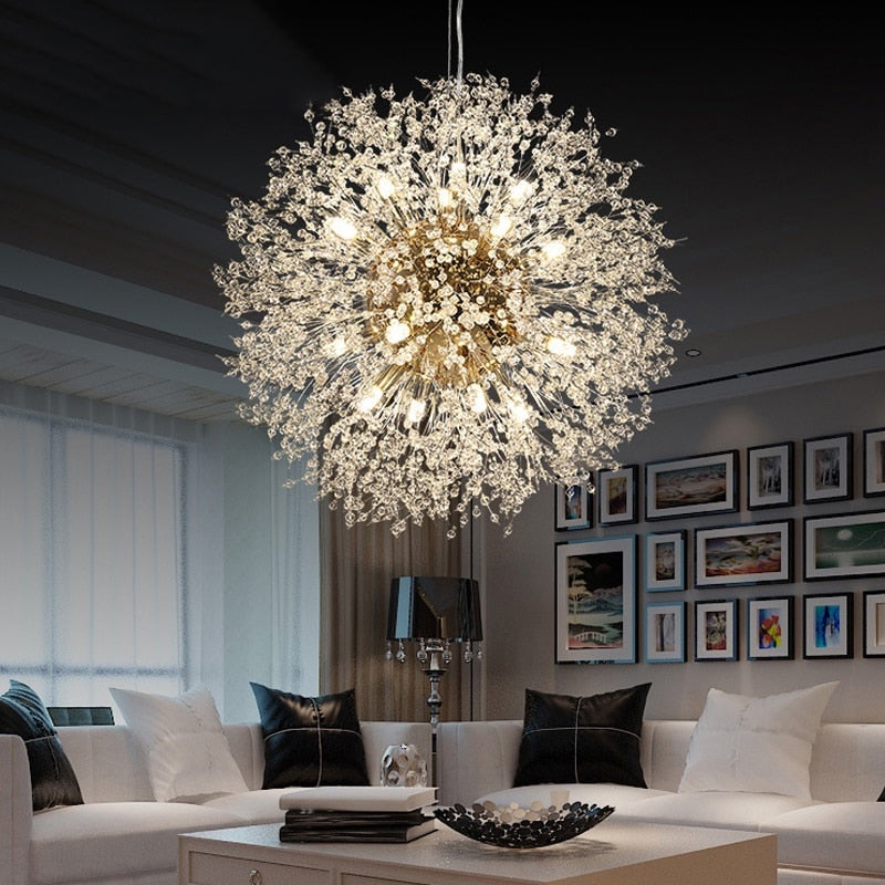 Bonnie Crystal Dandelion Pendant Light