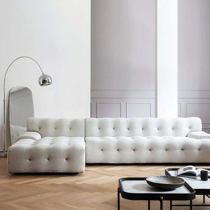 Living Room Sofa Set - Perfect For Your Home, contemporary oversized white sofa design in modern living space.