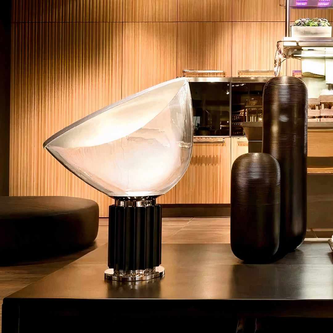 Modern Glass Table Lamp - Warm, Inviting Illumination