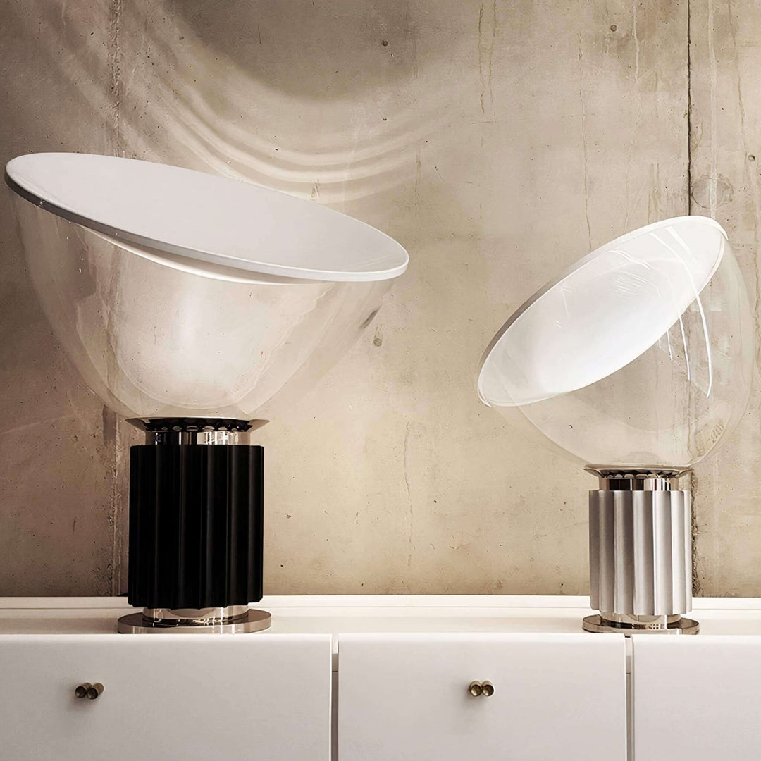 Modern Glass Table Lamp - Warm, Inviting Illumination