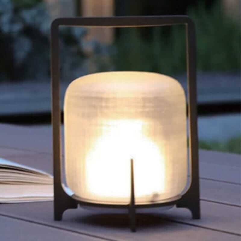 Outdoor Floor Lamp | Cordless LED Garden Lantern — Modern Patio Light
